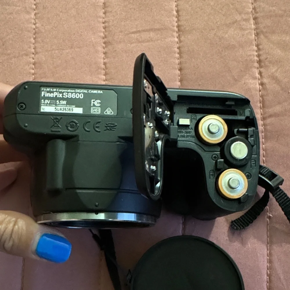 Fujifilm Black Digital Camera with Strap